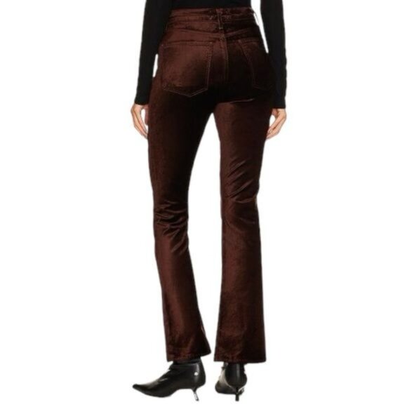 New AGOLDE Nico High Rise Slim Boot in Chocolate Milk Size 32 - Picture 5 of 16